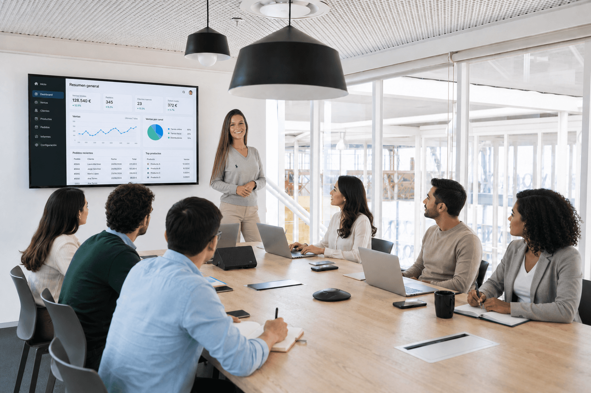 Presentación de Sistemas IA en empresa